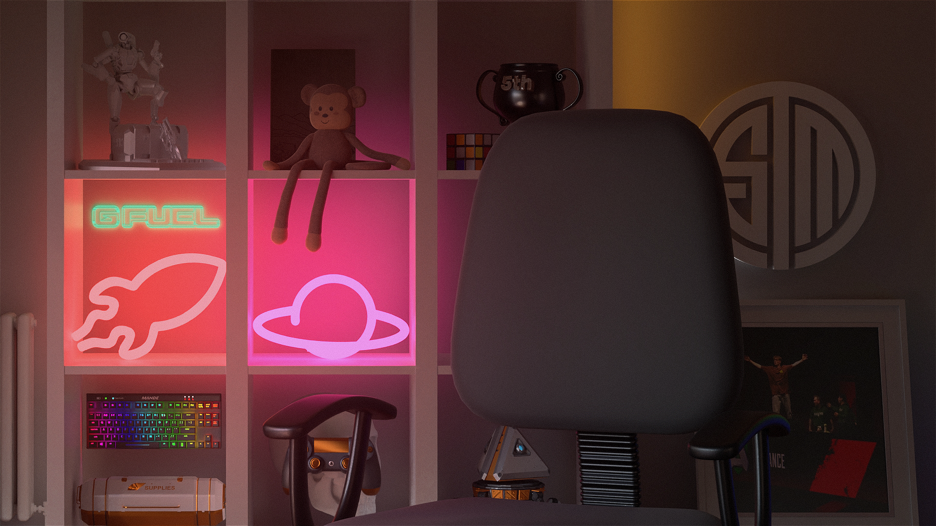 Something i made for the 🐐 @MandeOW 3d ae after effects aftereffects blender cycle design render