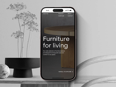 COZY+CO UI app app design decor design figma furniture grid interaction design ios iphone mobile design type ui ui design uiux uiuxdesign user interface user interface design ux design uxui
