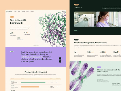 Precision Medicine & AI Oncology - Science Page UI