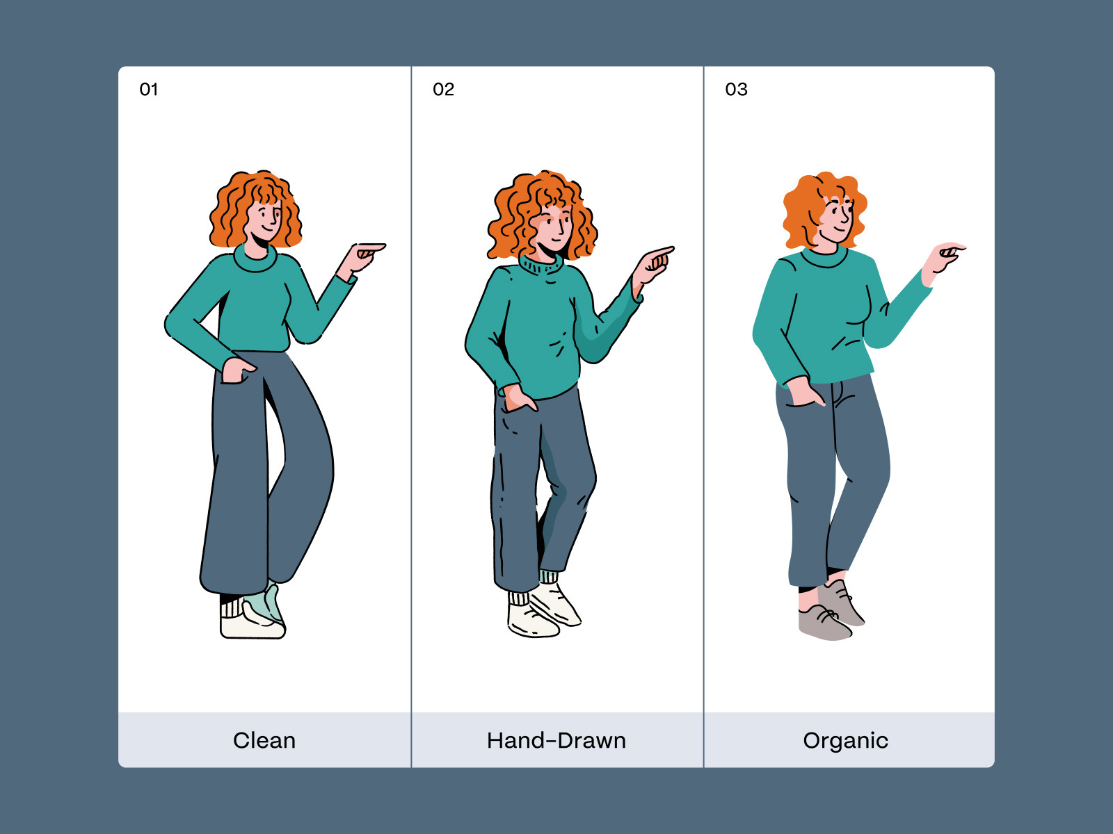 Character Style Exploration character design face female figma girl graphic design illustration illustration system library style system vector woman