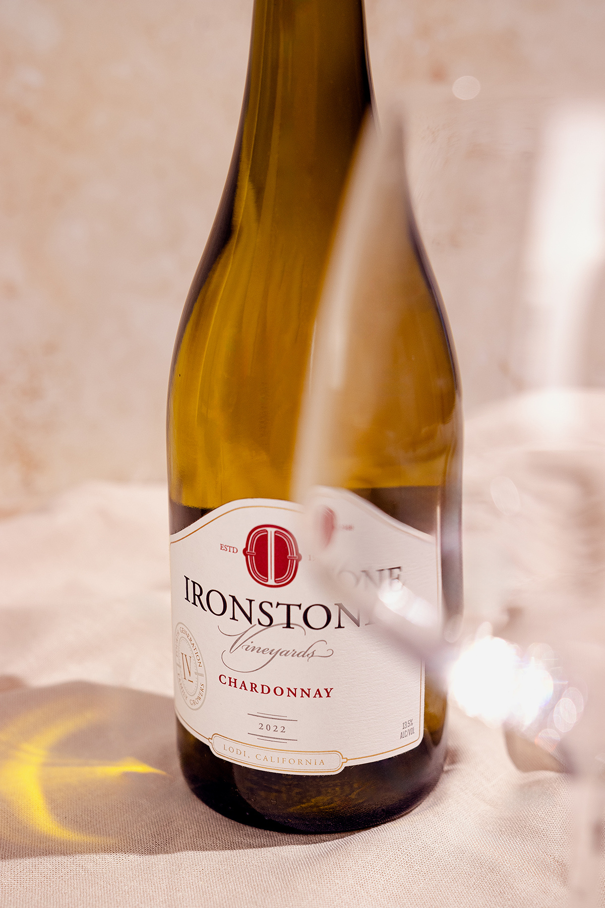 Ironstone Vineyards Chardonnay Packaging branding design graphic design package design packaging typogaphy