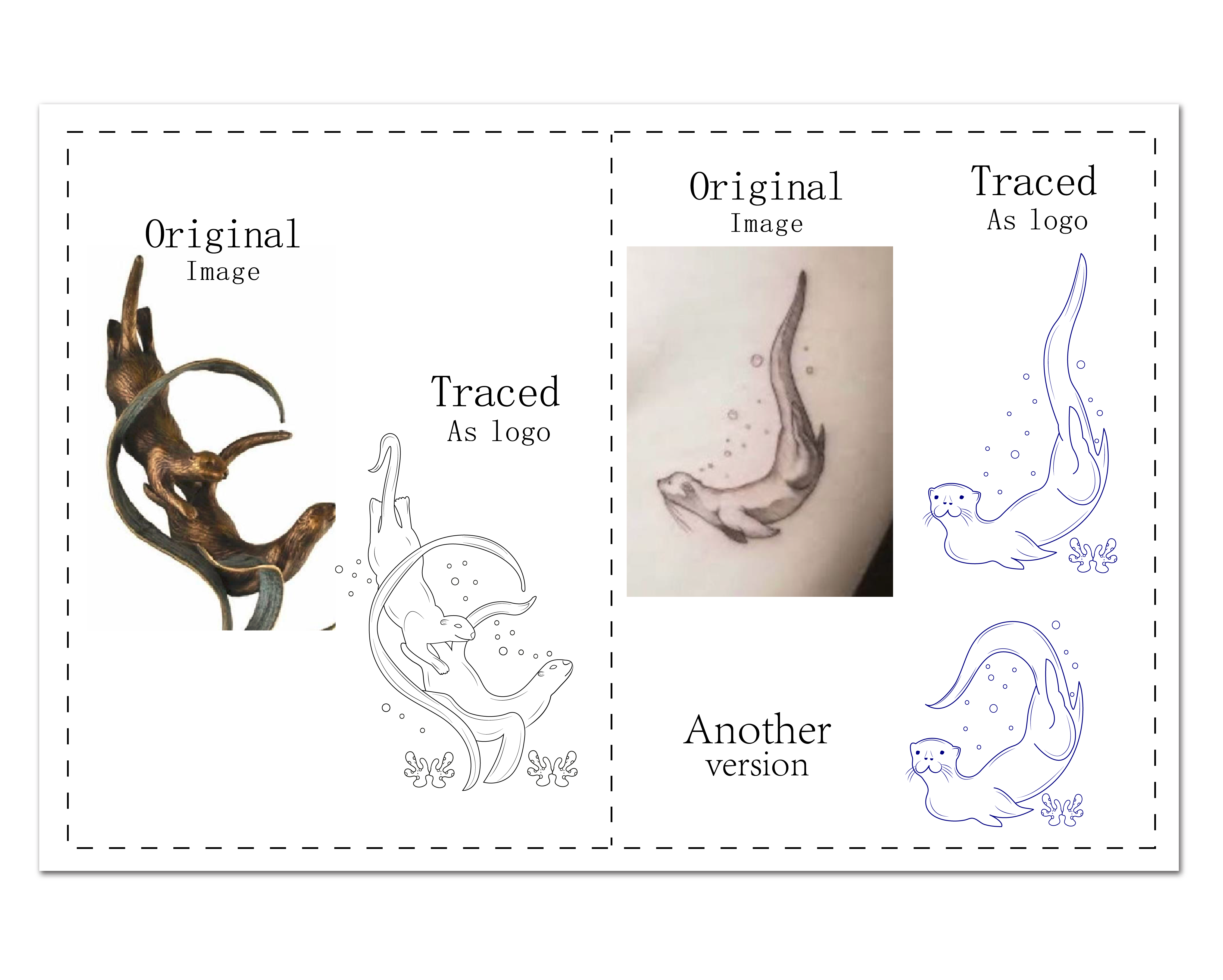 Example of Logo Vectorization & Redraw Expert