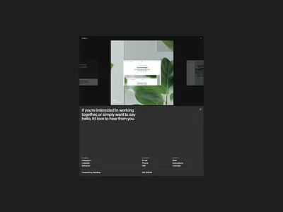 Forward Portfolio Template component library graphic design minimalism portfolio template ui web design webflow