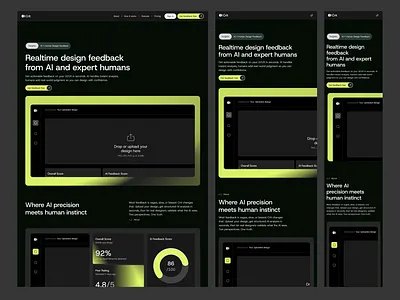 Crit Design Feedback Website design figmadesign landing page ui web design website