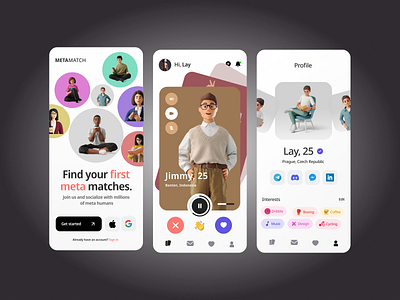 Dating App dailyui design ui