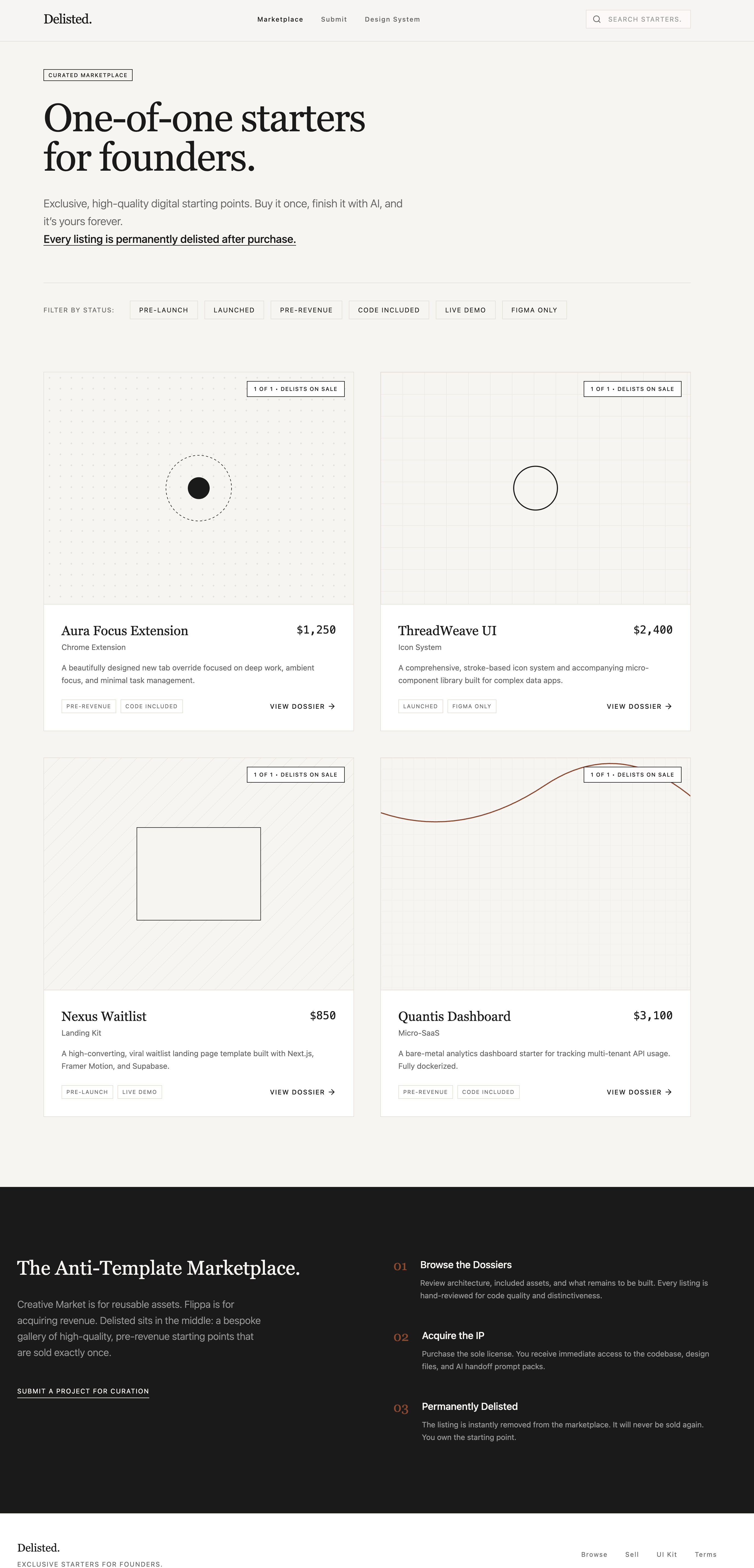 Example of Minimalist App Design & Code