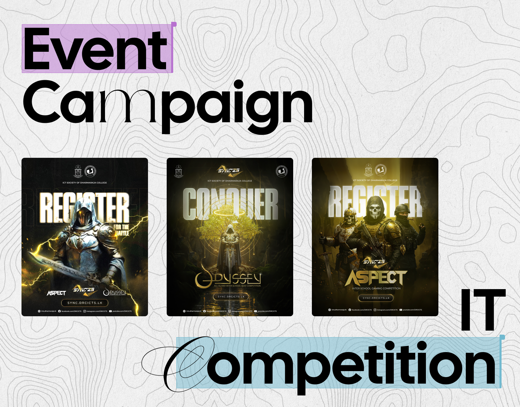 Event Campaign: IT Competition branding design flyer design graphic design illustration infographic post post desig post design poster poster design social media social media design social media post typography ui
