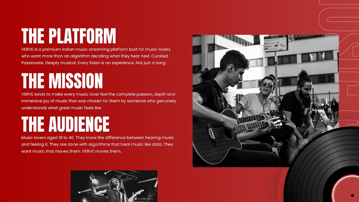 VERVE — Premium Indian Music Streaming Platform Brand Direction Image 0