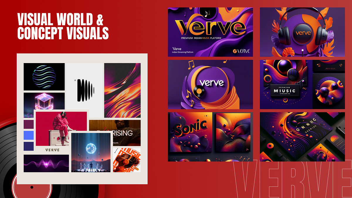 VERVE — Premium Indian Music Streaming Platform Brand Direction Image 2