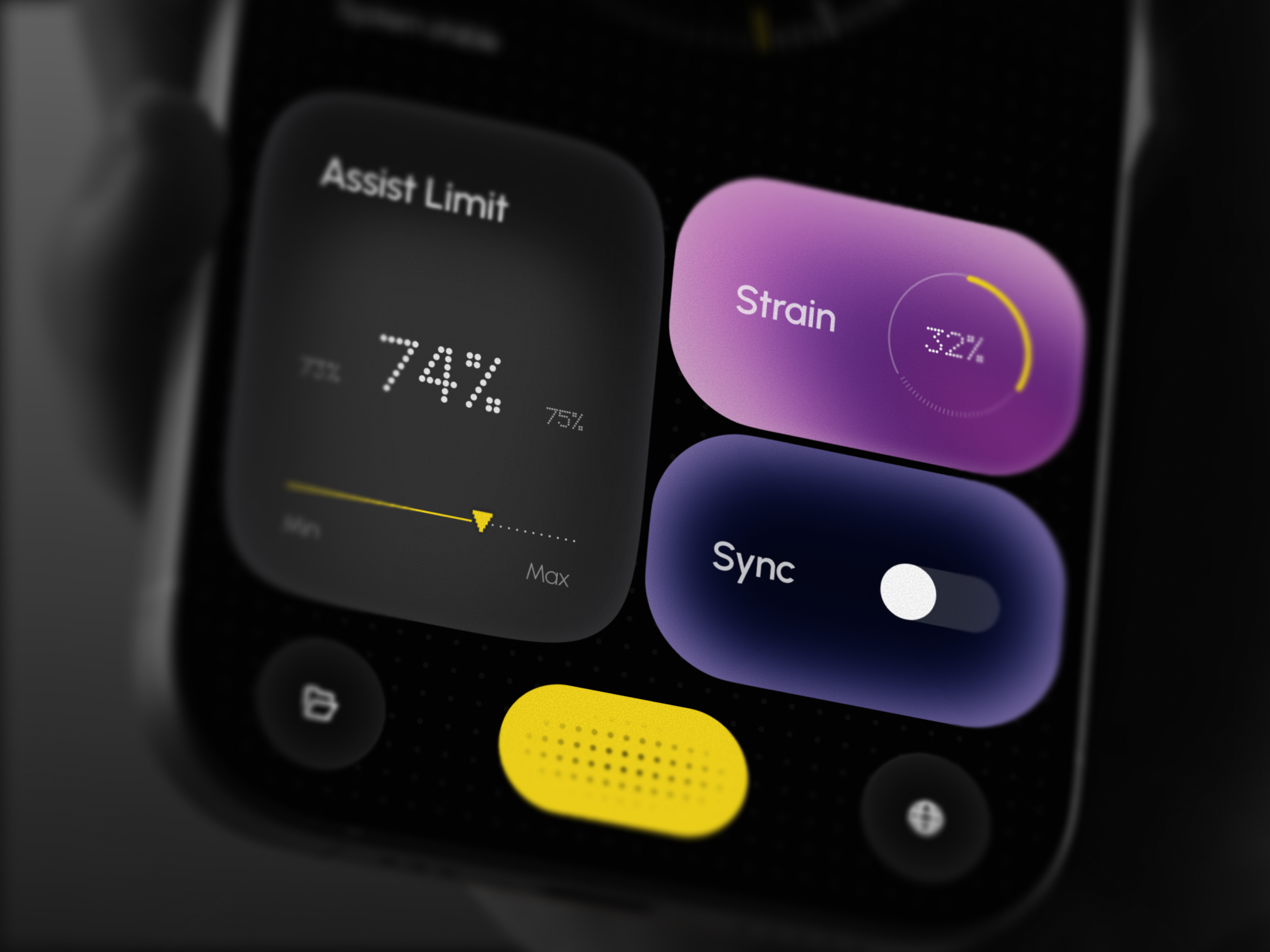 Hypershell Energy Analytics UI – Exosuit Mobile App ai app app design b2b business crm dashboard design healthcare hiking interface mobile mobile app mobile design product product design saas service ui ux
