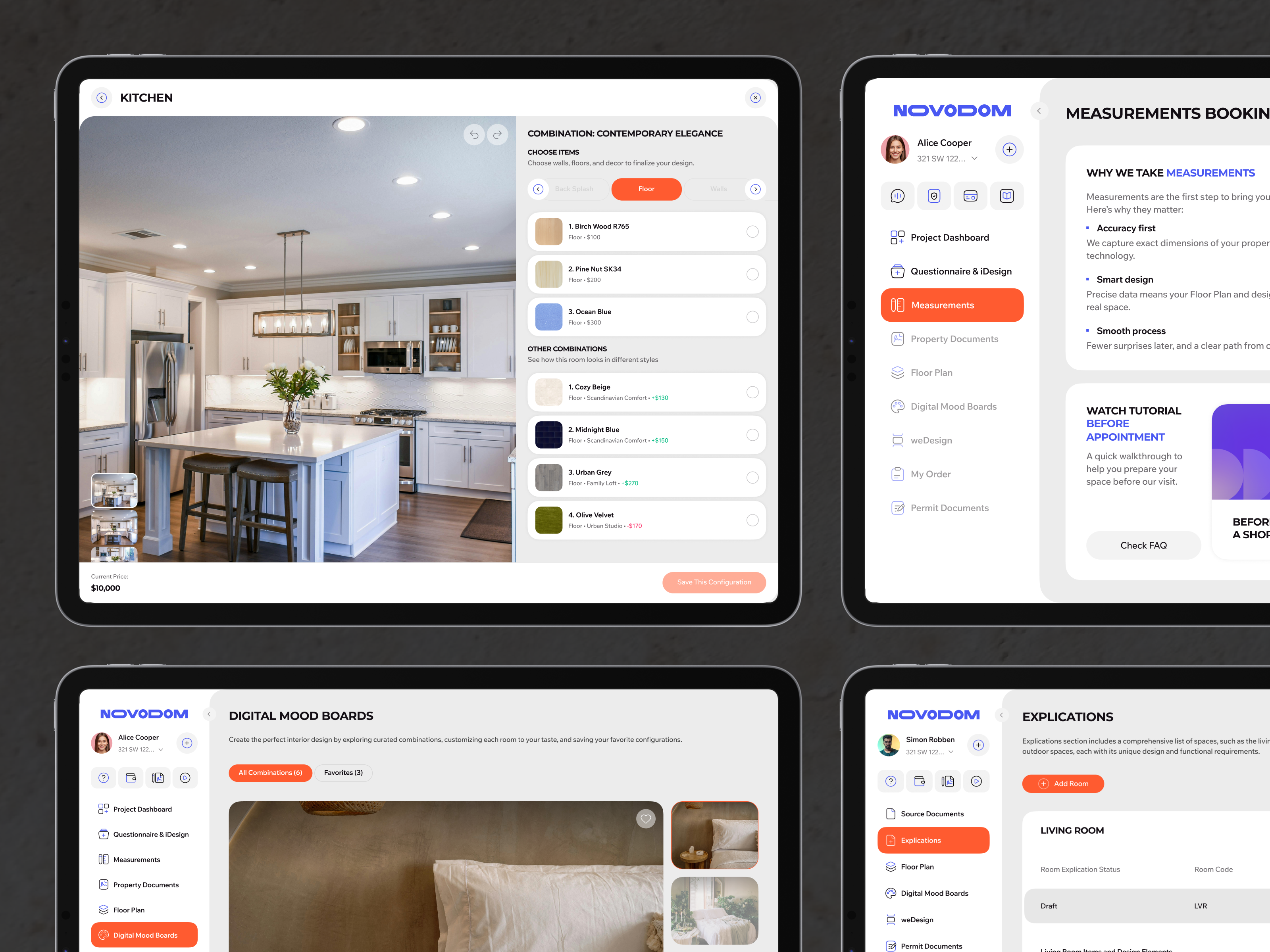 Example of Prop Tech App Design