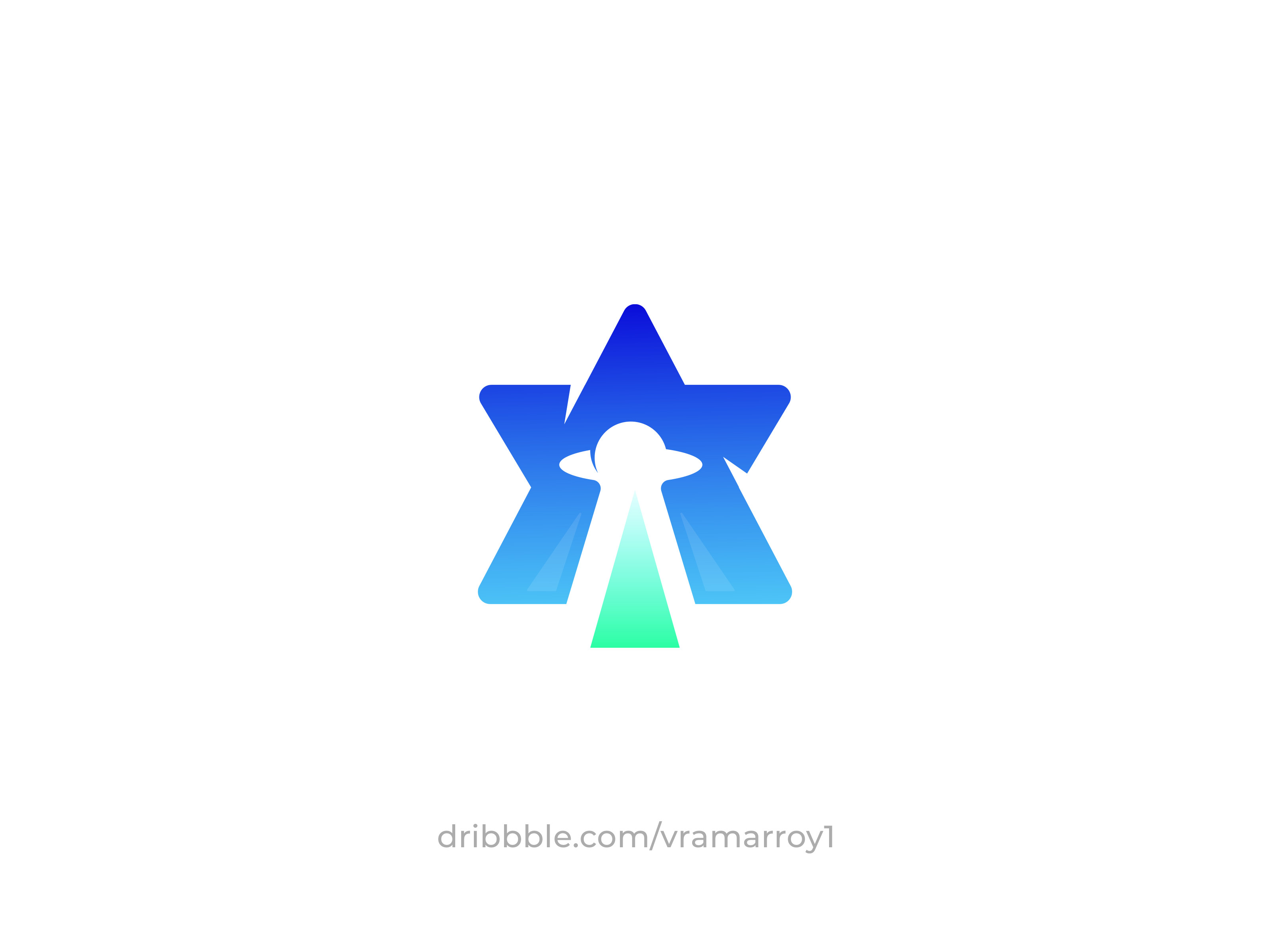 Star UFO Design for sale. abstract branding creative design element flat icon isolated logo logo design logodesign set shape silhouette star symbol ufo vector