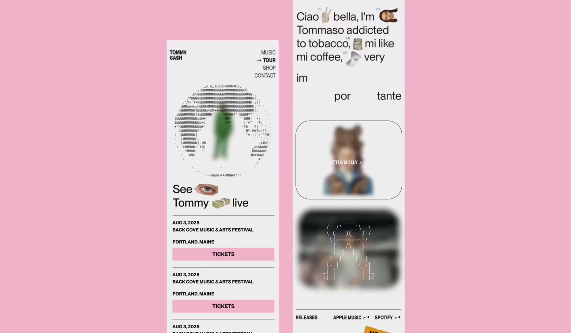 Tommy Cash Website
