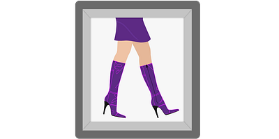 These Boots Are Made for Walkin' character design fashion girl graphicdesign illustration illustrator moda mode vector