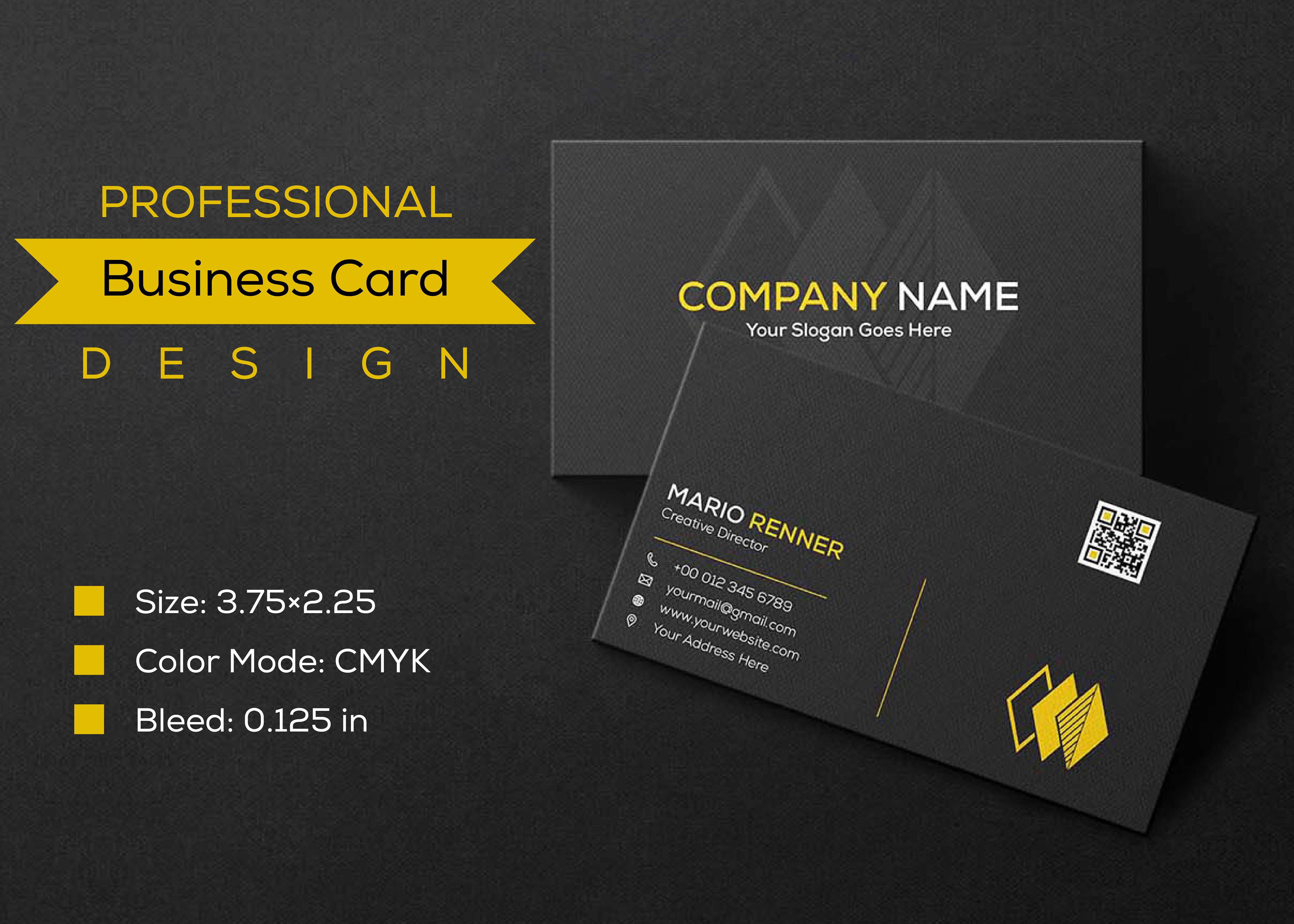 Professional Business Card Design advertising branding business business card design graphic design illustration logo marketing visiting card