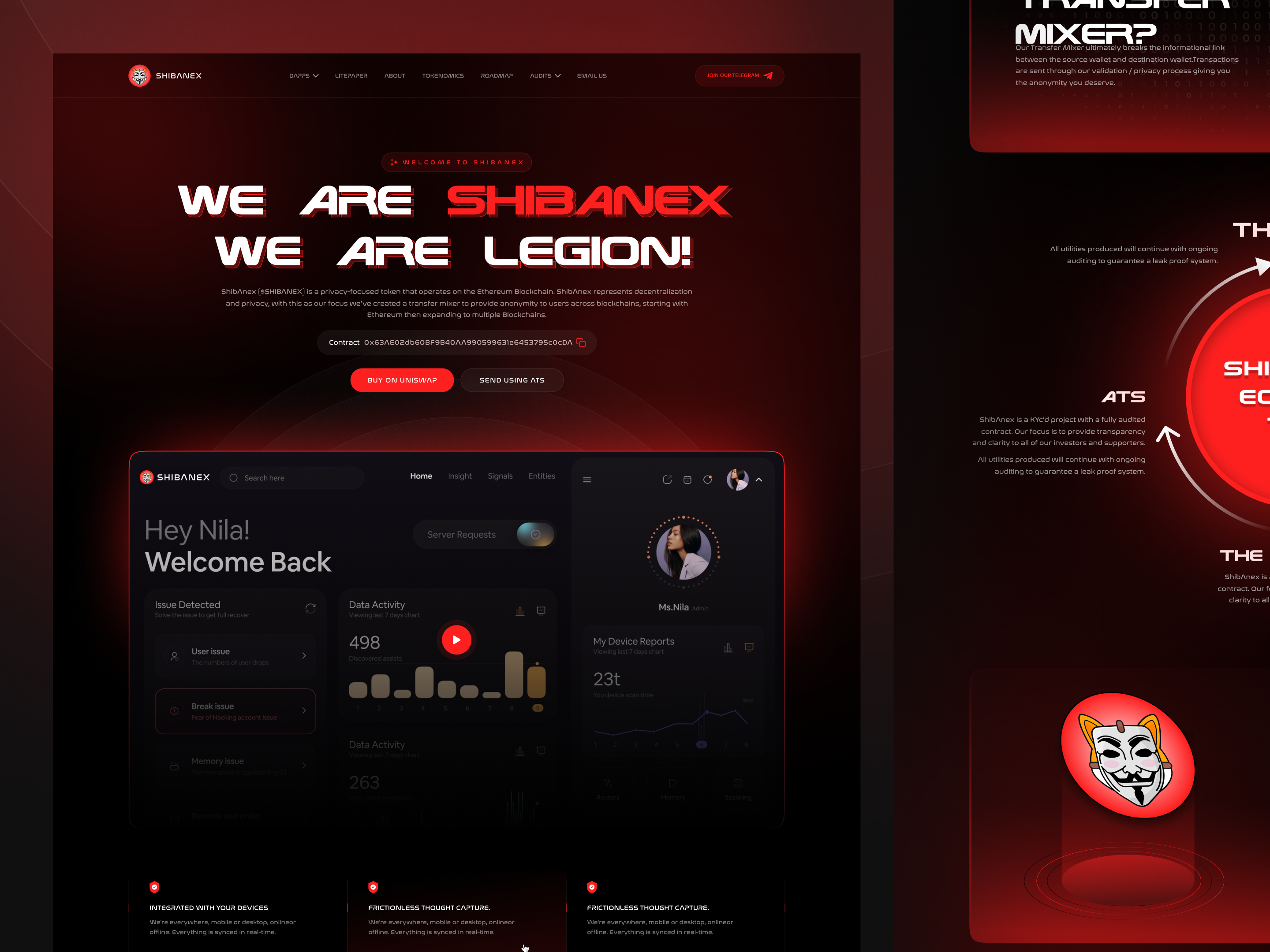 Crypto AI Platform UI – Web3 Dashboard Design