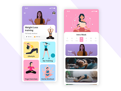 Gym App UI creative design fitnessapp fitnesschallenge fitnessmotivation fitnessui gymappui gymbuddy gymdesign gymgoals personaltrainerapp ui uidesign ux workouttracker