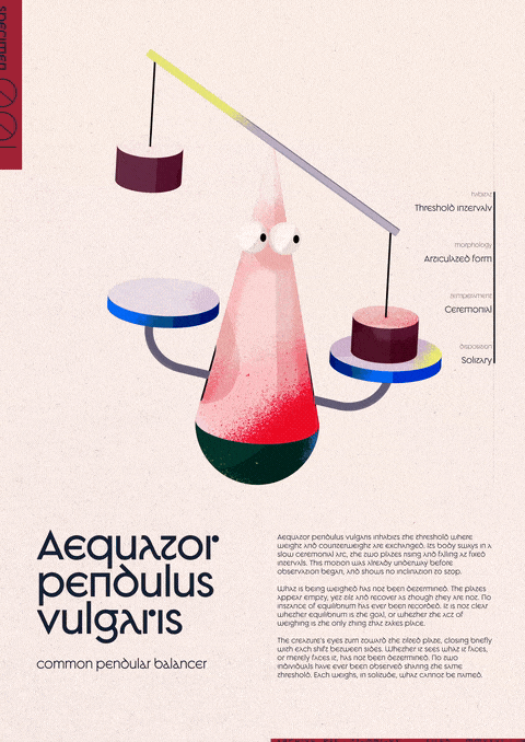 Aequator pendulus vulgaris
common pendular balancer