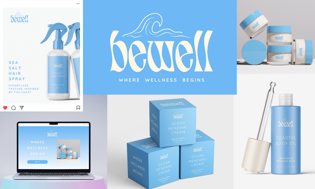 Example of Brand Identity Design + Marketing Assets