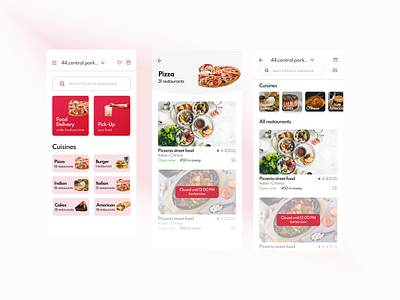 Food Ordering Platform dailyui design typography ui