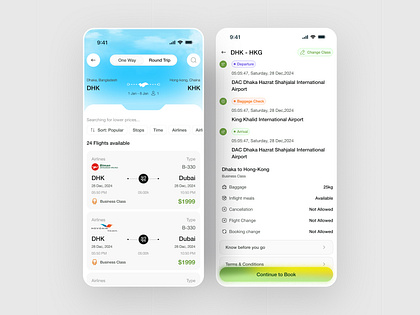 Travel mobile app design