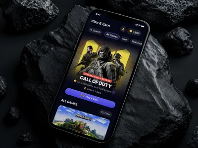 Game App Design design illustration product design typography ui ux