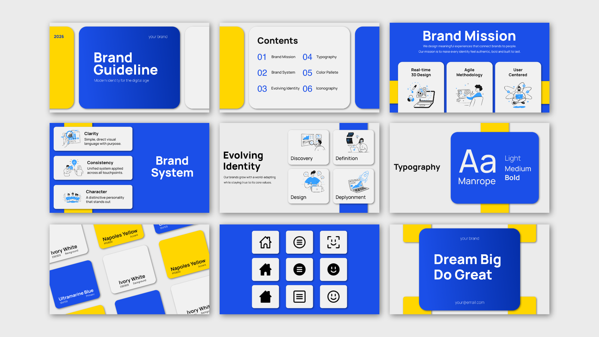Example of Pitch Deck Presentation Design