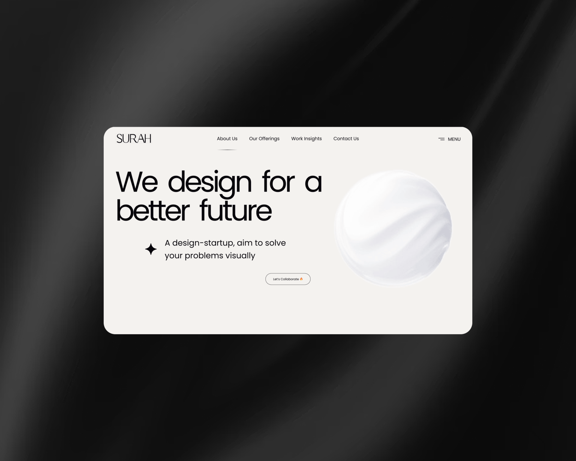 Design Company Website Design design product design typography ui ux