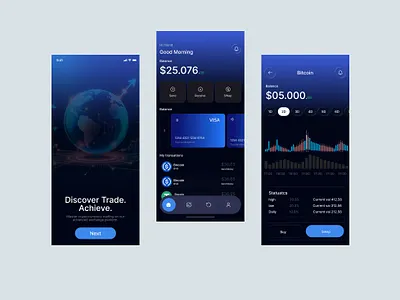 crypto app design app app design application concept crypto crypto app design ios ios app ios design mobile mobile crypto mobile crypto wallet mobile icon ui ux