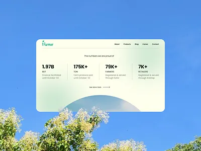 Agri-Fintech Website Design design product design typography ui ux