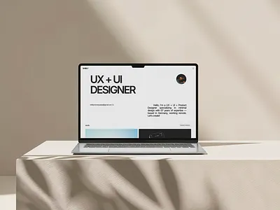 Portfolio Website Design design product design typography ui ux