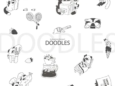Hand-Drawn Vector Doodles blackink branding design doodles hand sketched handdrawn packaging doodles vector vector doodles