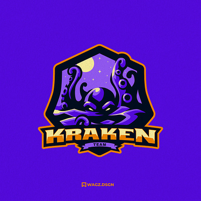 KRAKEN GAMING design esport esportlogo gaming graphic design illustration kraken logo mascot mascot logo monster octopus vector