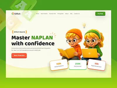 Kids Learning Website Hero Section Design | Kids Landing Page UI baby baby website child education child education website children education children website edtech landing page edtech premium website edtech website education hero section education website kids colourful design kids edtech kids landing page kids learning kids learning web kids website design modern kids website premium kids website ui