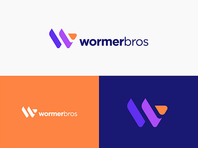 Wormerbros Logo Design. appicon brandidentity branding design flat graphic design icon logo logodesigner logoinspiration logomark unique vector w wb wbicon wbletter wblogo wicon wlogo