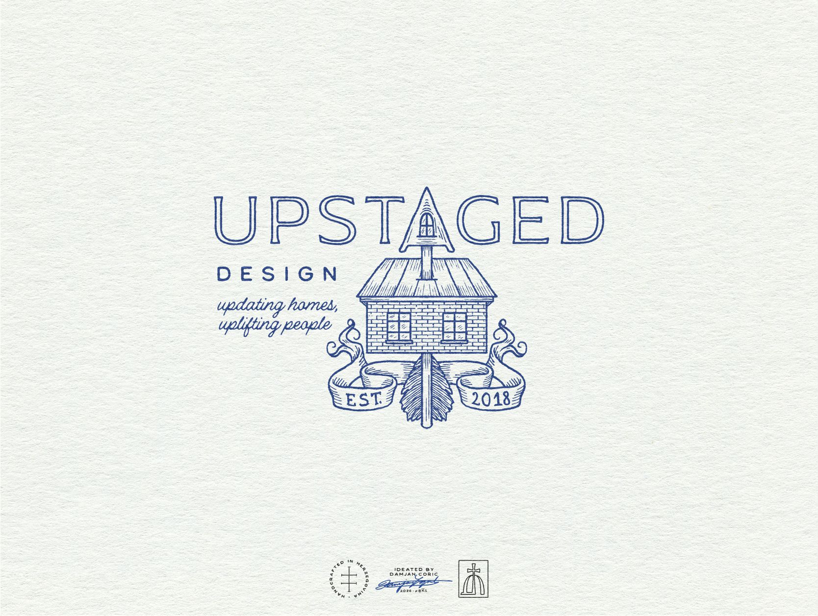 Example of Upstaged Design Tertiary Logo