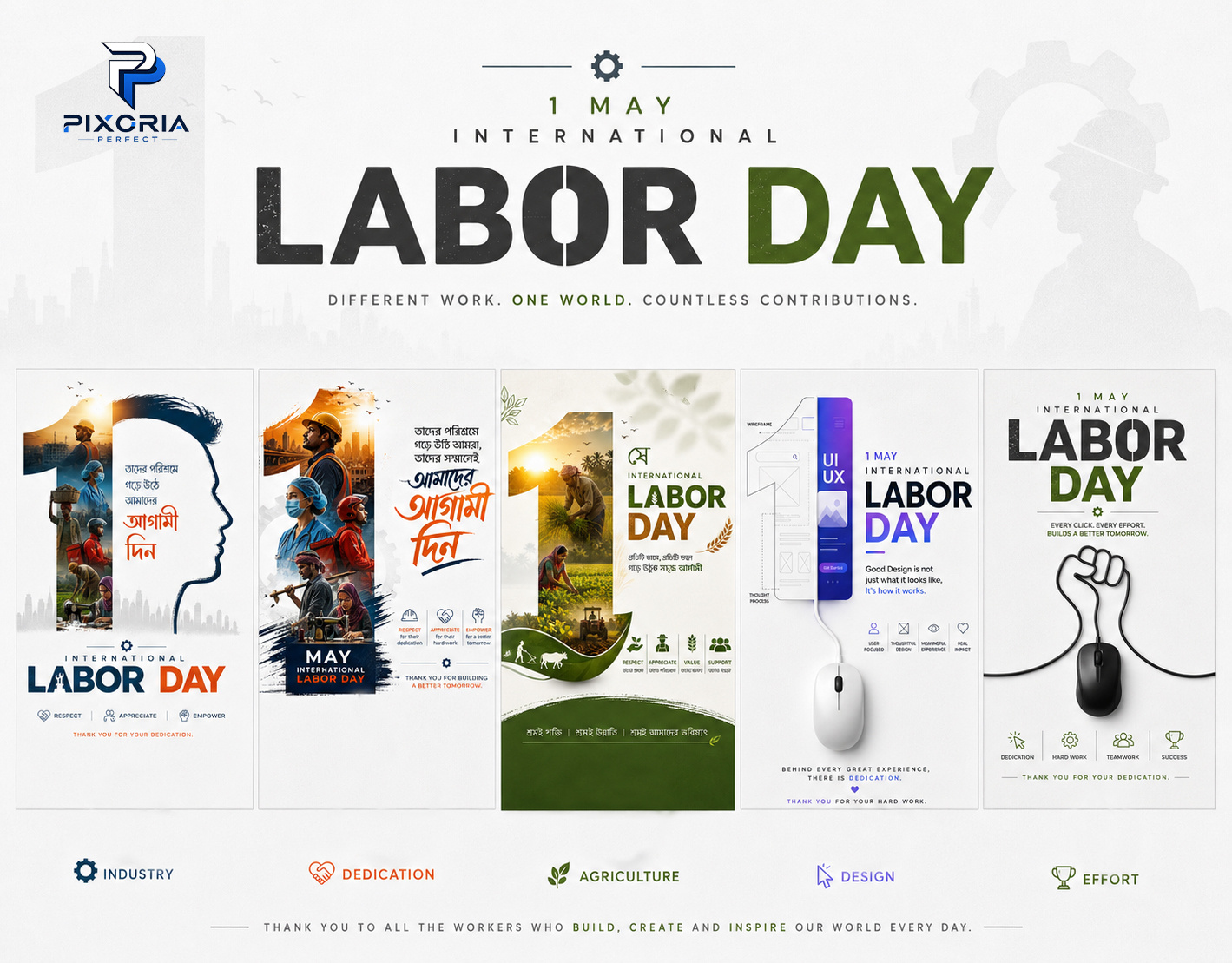 International Labor Day creative social media design creative social media design graphic design labor day creative design social media design