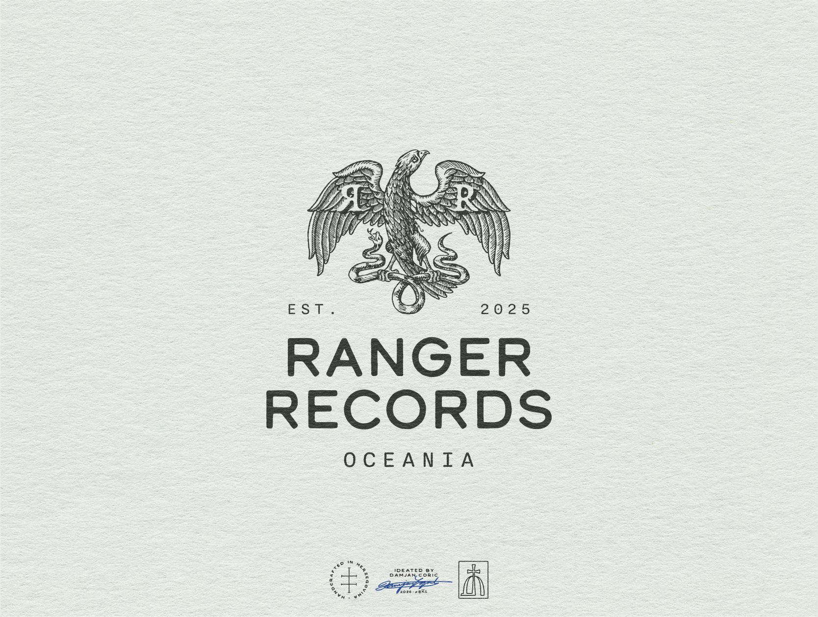 Example of Ranger Records Tertiary Logo