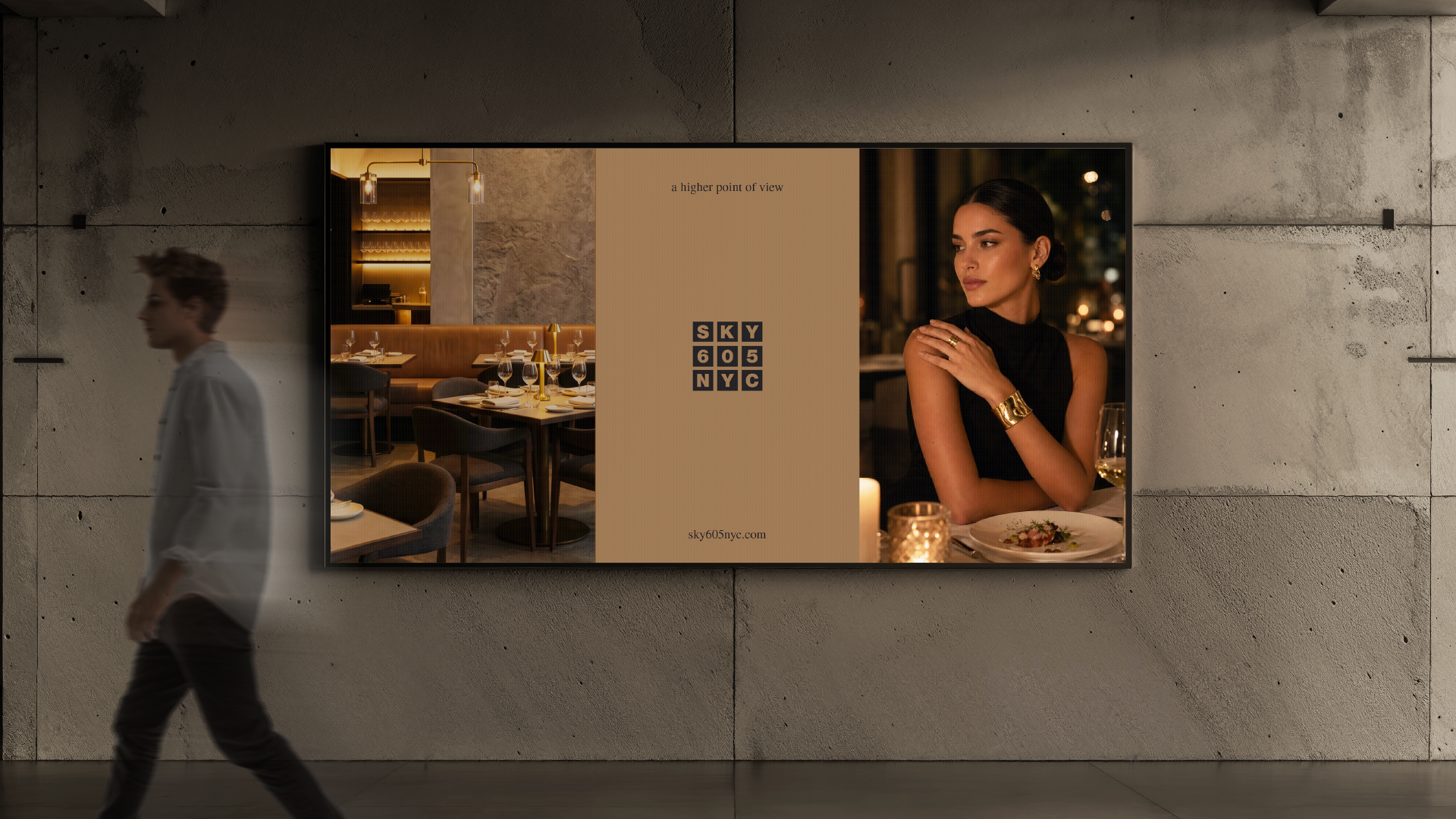 SKY605 / Elevated Restaurant Branding in NYC /
