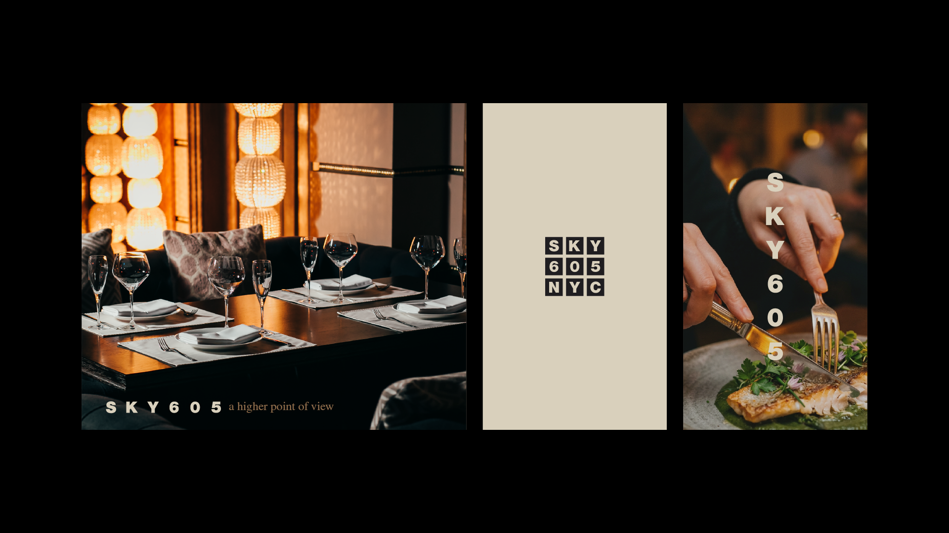 SKY605 / Elevated Restaurant Branding in NYC