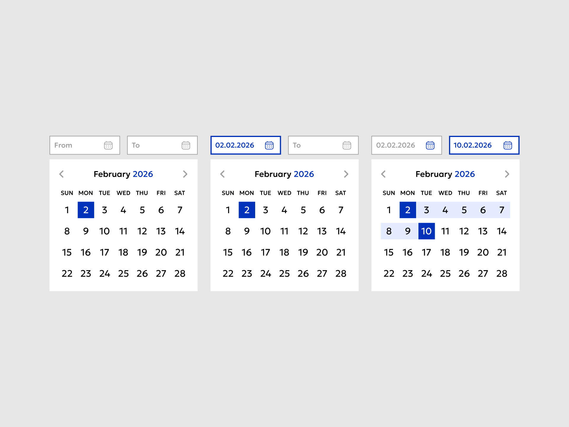 Calendar. DailyUI. Challenge #038
