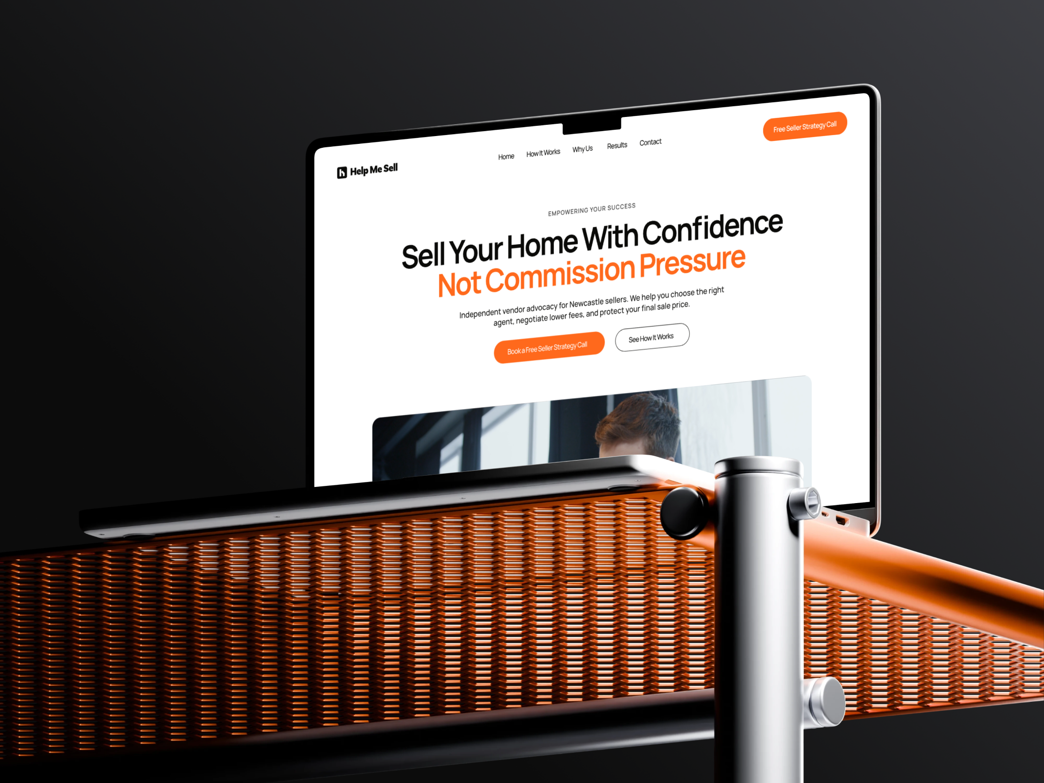 Real Estate Conversion Landing Page — Seller Strategy UI 3d animation branding graphic design logo motion graphics ui