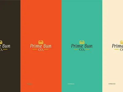 Prime Bun CO. - fast food brandidentity branding design graphic design logo logodesign vector vectorart