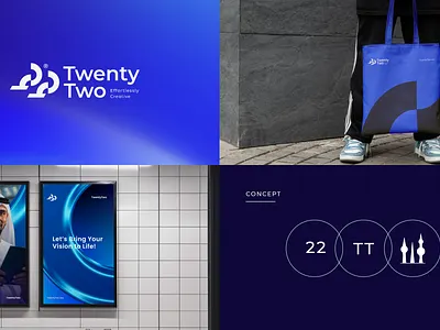 Twenty Two — Brand Identity Design advertisingagency brandidentity branding brandstrategy creativebranding logodesign logotype minimallogo typography visualidentity