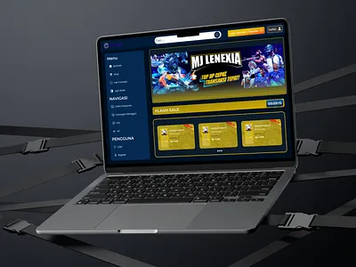 TOP UP GAME - MJ LENEXIA branding games gameswebsite topup ui uiux website