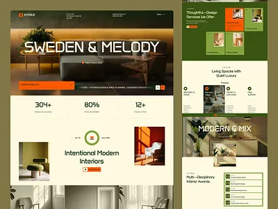 INTERIUR. Interior Design Services Website. cleanui creativeui dribbble figmadesign framer homedesign interiorbranding interiordesignwebsite interiorlovers interiorstudio interiorui luxuryinteriors minimalui moderninterior modernui uiuxdesign webdesign webflowdesign