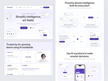 AI Decision Intelligence Platform UI