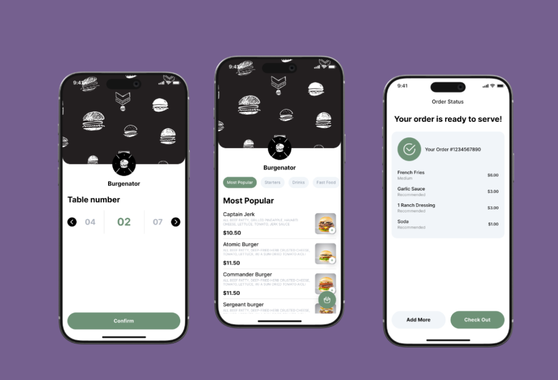Dine-In Experience App