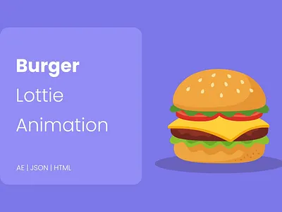Burger Fast Food Motion Animation animated burger app animation burger animation food animation food app design food delivery app ui food ui animation interactive animation loader animation lottie animation lottie burger animation lottie files micro interaction modern ui animation motion design restaurant animation ui animation ui motion design ux animation web animation