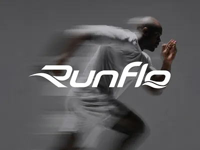 Runflo — Speed, Flow & Performance animation athletic logo brand design brand identity branding clean design custom typography fitness branding graphic design logo design logo inspiration logotype minimal logo modern logo running brand sports branding startup branding typography visual identity wordmark